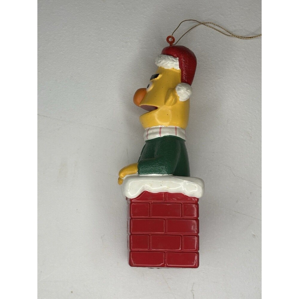 Vtg Sesame Street Christmas Ornament Bert In The Chimney - Picture 4 of 7
